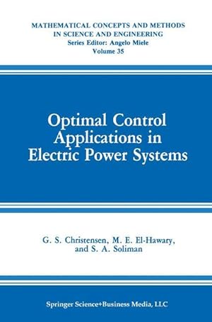 Imagen del vendedor de Optimal Control Applications in Electric Power Systems a la venta por moluna