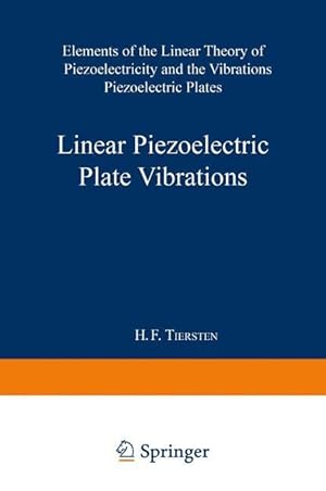 Imagen del vendedor de Linear Piezoelectric Plate Vibrations a la venta por moluna