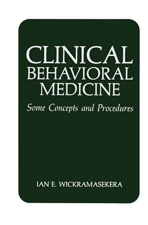 Seller image for Clinical Behavioral Medicine for sale by moluna