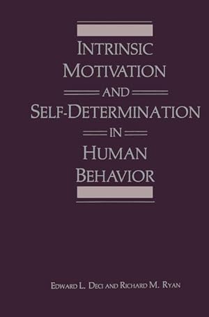 Bild des Verkufers fr Intrinsic Motivation and Self-Determination in Human Behavior zum Verkauf von moluna