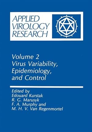 Seller image for Virus Variability, Epidemiology and Control for sale by moluna