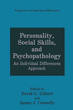 Bild des Verkufers fr Personality, Social Skills, and Psychopathology zum Verkauf von moluna