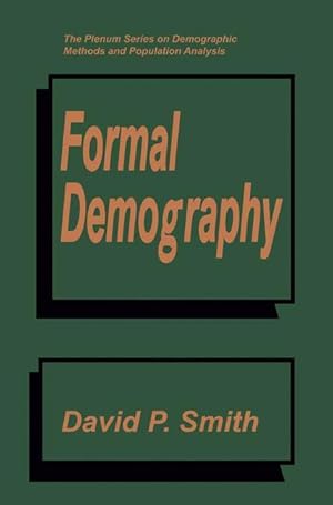 Image du vendeur pour Formal Demography mis en vente par moluna