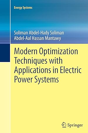 Seller image for Modern Optimization Techniques with Applications in Electric Power Systems for sale by moluna