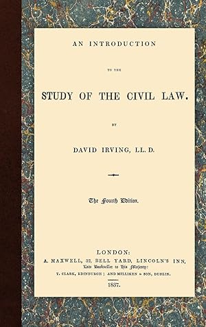 Seller image for An Introduction to the Study of the Civil Law for sale by moluna