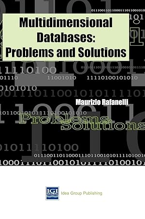 Image du vendeur pour Multidimensional Databases: Problems and Solutions mis en vente par moluna