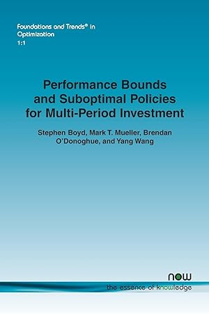 Image du vendeur pour Performance bounds and suboptimal policies for multi-period investment mis en vente par moluna