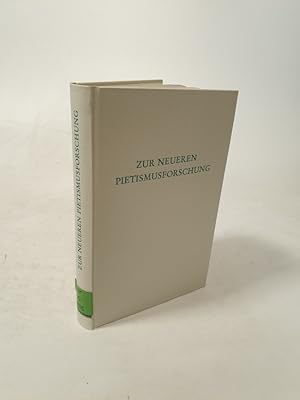 Image du vendeur pour Zur neueren Pietismusforschung. mis en vente par Antiquariat Bookfarm