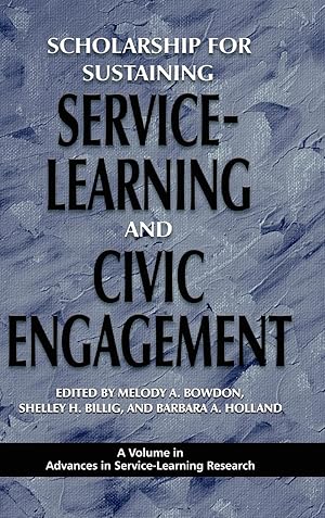 Imagen del vendedor de Scholarship for Sustaining Service-Learning and Civic Engagement (Hc) a la venta por moluna