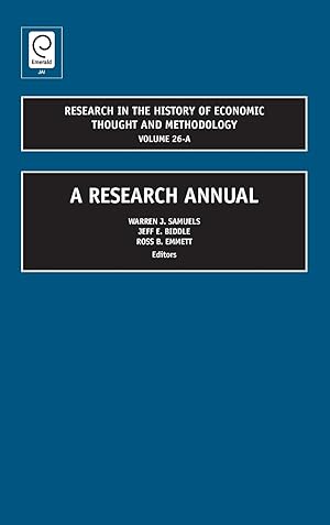 Immagine del venditore per Research in the History of Economic Thought and Methodology venduto da moluna