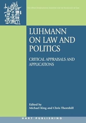 Bild des Verkufers fr Luhmann on Law and Politics zum Verkauf von moluna