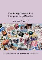 Imagen del vendedor de Cambridge Yearbook of European Legal Studies a la venta por moluna