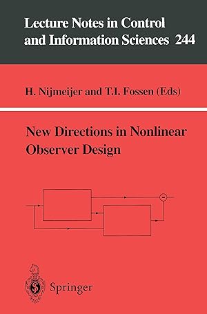 Image du vendeur pour New Directions in Nonlinear Observer Design mis en vente par moluna