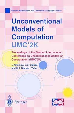 Imagen del vendedor de Unconventional Models of Computation, UMC 2K a la venta por moluna