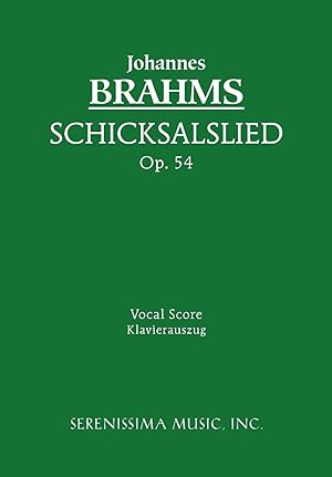 Bild des Verkufers fr Schicksalslied, Op. 54 - Vocal Score zum Verkauf von moluna