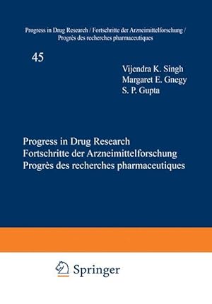 Image du vendeur pour Progress in Drug Research / Fortschritte der Arzneimittelforschung / Progrs des Recherches Pharmaceutiques mis en vente par moluna