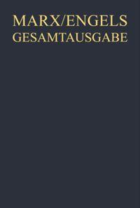 Seller image for Marx/Engels Gesamtausgabe (MEGA), BAND 20, Karl Marx / Friedrich Engels: Werke, Artikel, Entwrfe, September 1864 bis September 1867 for sale by moluna