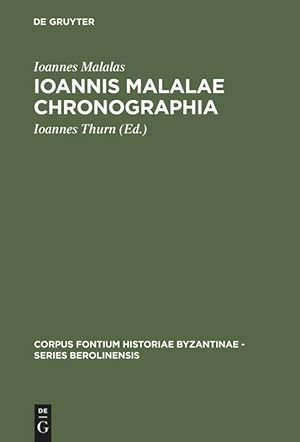 Seller image for Ioannis Malalae Chronographia for sale by moluna