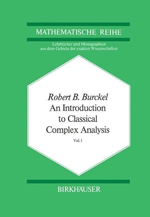 Seller image for An Introduction to Classical Complex Analysis for sale by moluna