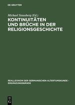 Seller image for Kontinuitaeten und Brche in der Religionsgeschichte for sale by moluna