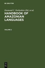 Imagen del vendedor de HANDBOOK AMAZONIAN LANGUAGES a la venta por moluna