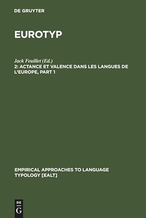 Image du vendeur pour Actance et Valence dans les Langues de l Europe mis en vente par moluna