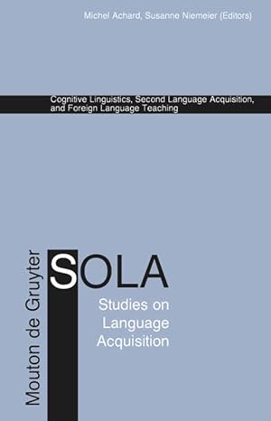 Seller image for Cognitive Linguistics, Second Language Acquisition, and Foreign Language Teaching for sale by moluna