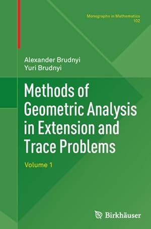 Seller image for Methods of Geometric Analysis in Extension and Trace Problems for sale by moluna