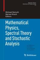 Bild des Verkufers fr Mathematical Physics, Spectral Theory and Stochastic Analysis zum Verkauf von moluna