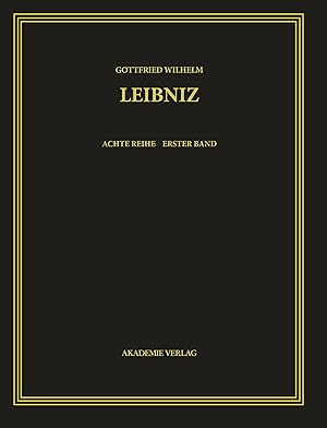 Bild des Verkufers fr Gottfried Wilhelm Leibniz. Saemtliche Schriften und Briefe, BAND 1, Gottfried Wilhelm Leibniz. Saemtliche Schriften und Briefe (1668-1676) zum Verkauf von moluna