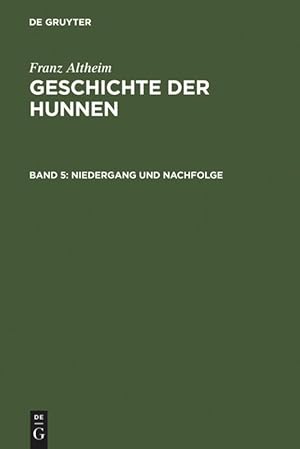 Bild des Verkufers fr Niedergang und Nachfolge zum Verkauf von moluna