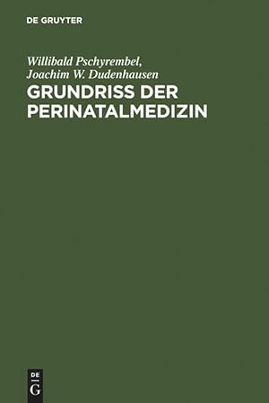 Seller image for Grundriss der Perinatalmedizin for sale by moluna