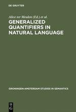Immagine del venditore per Generalized Quantifiers in Natural Language venduto da moluna