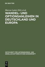 Image du vendeur pour Wandel- und Optionsanleihen in Deutschland und Europa mis en vente par moluna
