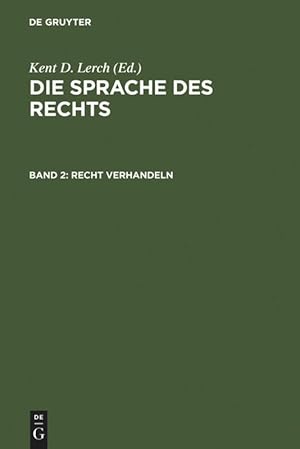 Seller image for Sprache des Rechts 2 for sale by moluna