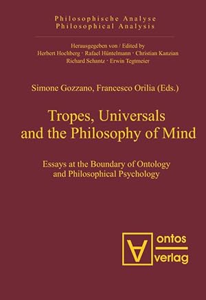 Image du vendeur pour Tropes, Universals and the Philosophy of Mind mis en vente par moluna