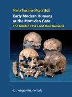 Seller image for Early Modern Humans at the Moravian Gate for sale by moluna
