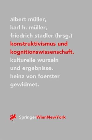 Seller image for Konstruktivismus und Kognitionswissenschaft for sale by moluna