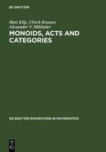 Immagine del venditore per Monoids, Acts and Categories venduto da moluna