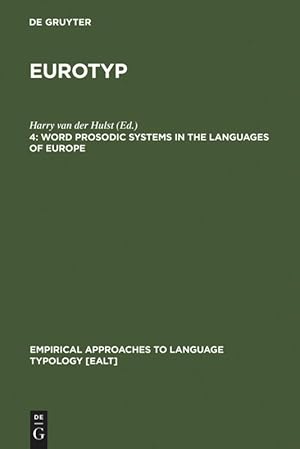 Seller image for Word Prosodic Systems in the Languages of Europe for sale by moluna