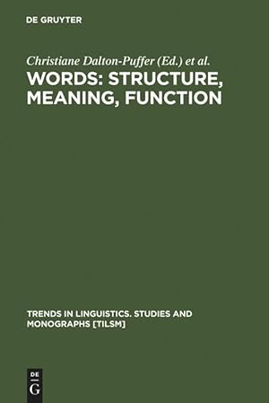 Imagen del vendedor de Words: Structure, Meaning, Function a la venta por moluna