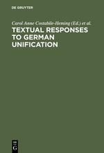 Immagine del venditore per Textual Responses to German Unification venduto da moluna