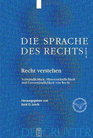 Seller image for Sprache des Rechts 1 for sale by moluna