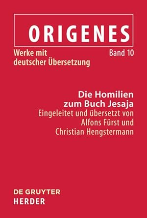 Seller image for Die Homilien zum Buch Jesaja for sale by moluna