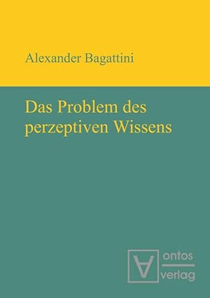 Seller image for Das Problem des perzeptiven Wissens for sale by moluna