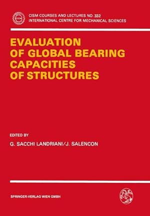 Imagen del vendedor de Evaluation of Global Bearing Capacities of Structures a la venta por moluna