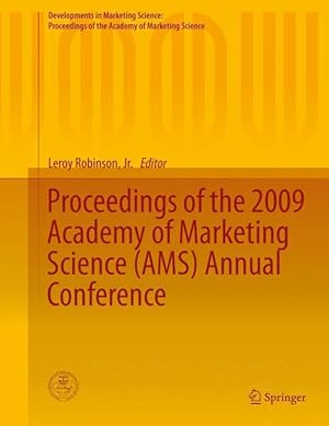 Immagine del venditore per Proceedings of the 2009 Academy of Marketing Science (AMS) Annual Conference venduto da moluna
