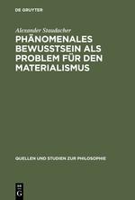 Seller image for Phaenomenales Bewusstsein als Problem fr den Materialismus for sale by moluna