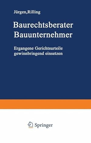 Seller image for Baurechtsberater Bauunternehmer for sale by moluna