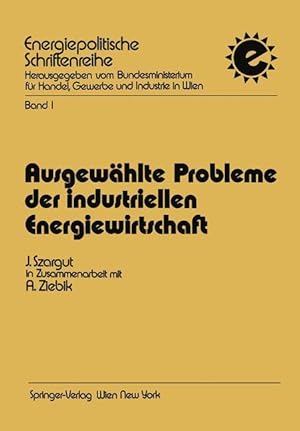 Imagen del vendedor de Ausgewaehlte Probleme der industriellen Energiewirtschaft a la venta por moluna